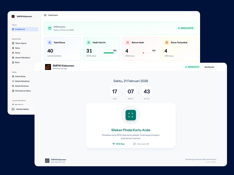 Absensi RFID Multitenant
